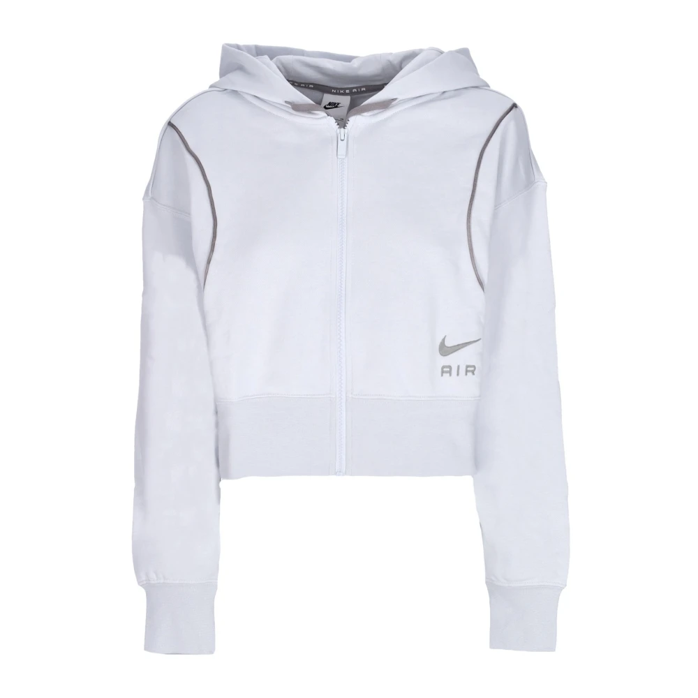 Nike Air Fleece Full-Zip Hoodie voor dames White Dames