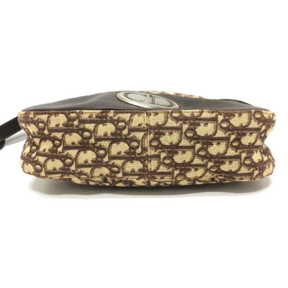 Dior Vintage Pre-owned Fabric dior-bags Brown Dames