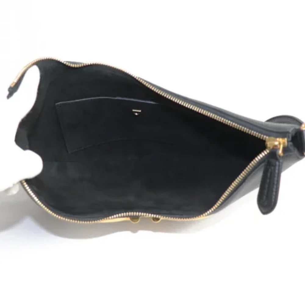 Salvatore Ferragamo Pre-owned Leather shoulder-bags Black Dames