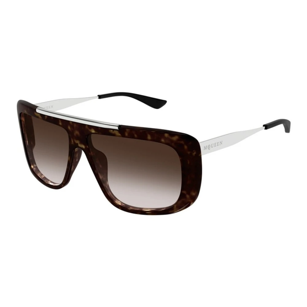 Alexander Mcqueen Unisex Brown Sunglasses, 60 Mm, Oversized Sunglasses