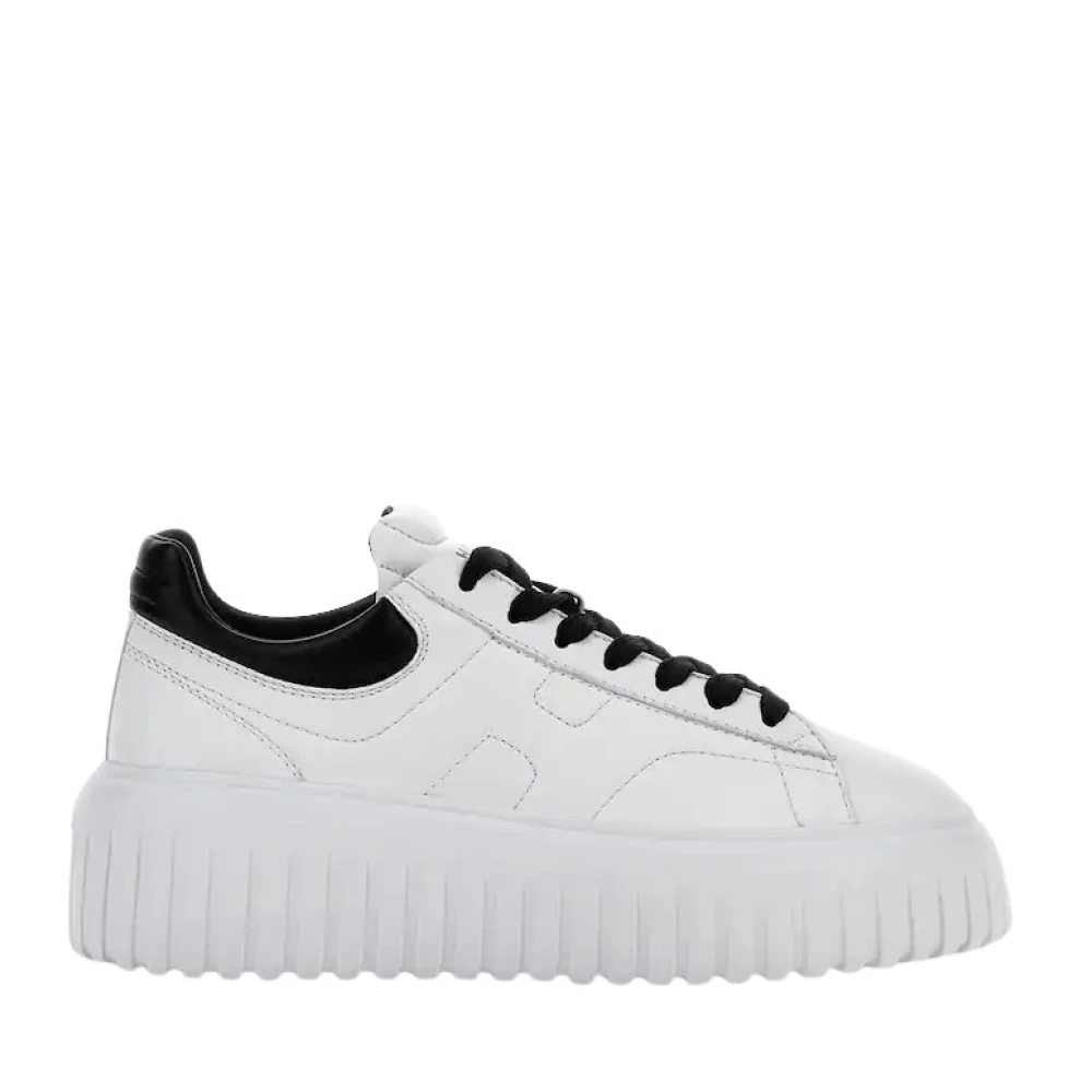 Hogan Women's White Sneakers, 7 Uk, H-Stripes Trainers