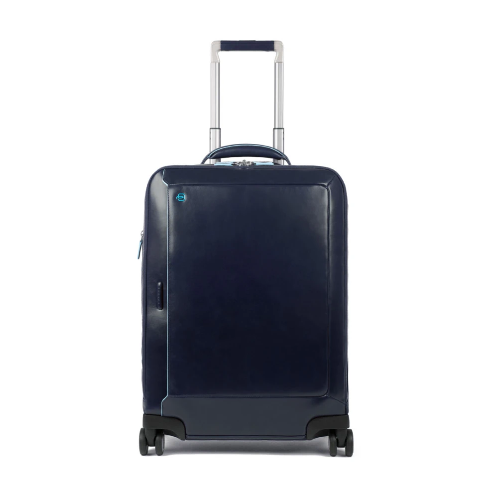 Piquadro Homme Bleu Valises, Taille: One Size Valise Trolley Cabine D'ordinateur 15,6