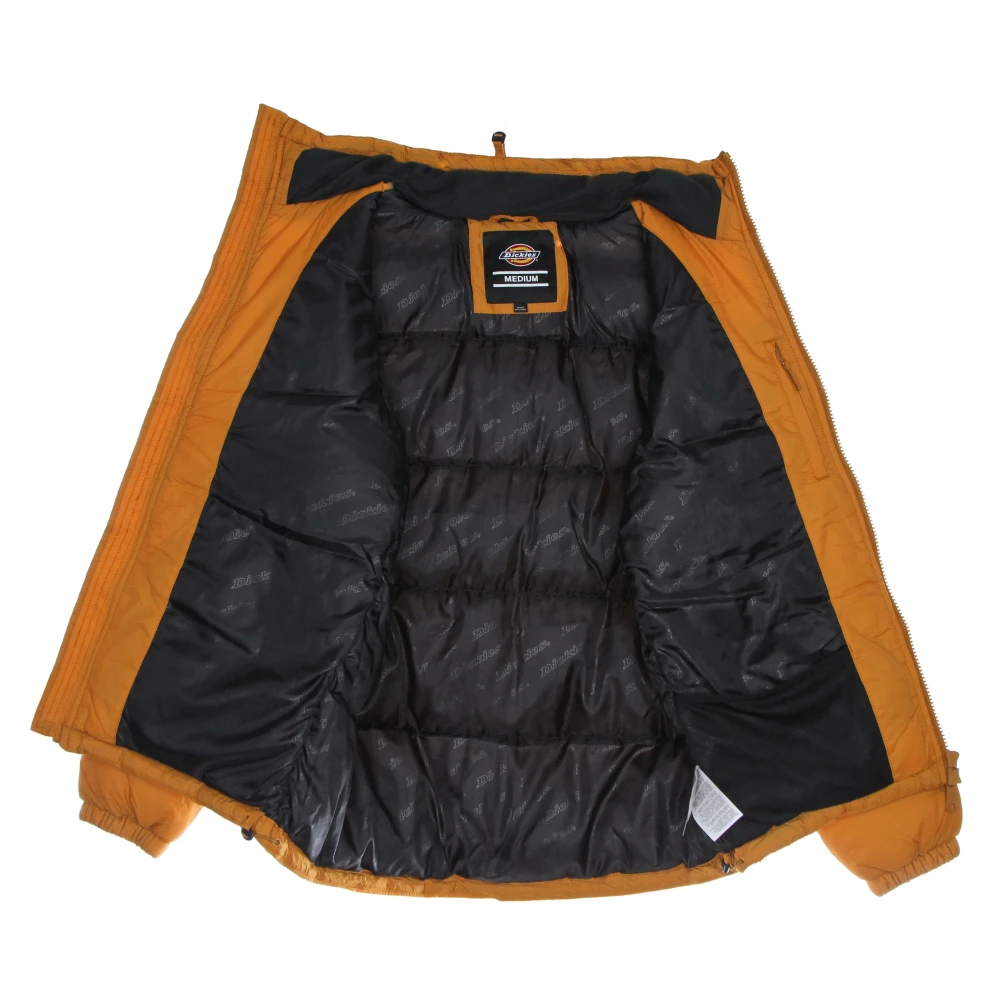 Dickies Waterafstotende Donsjack met Hoge Kraag Orange Heren