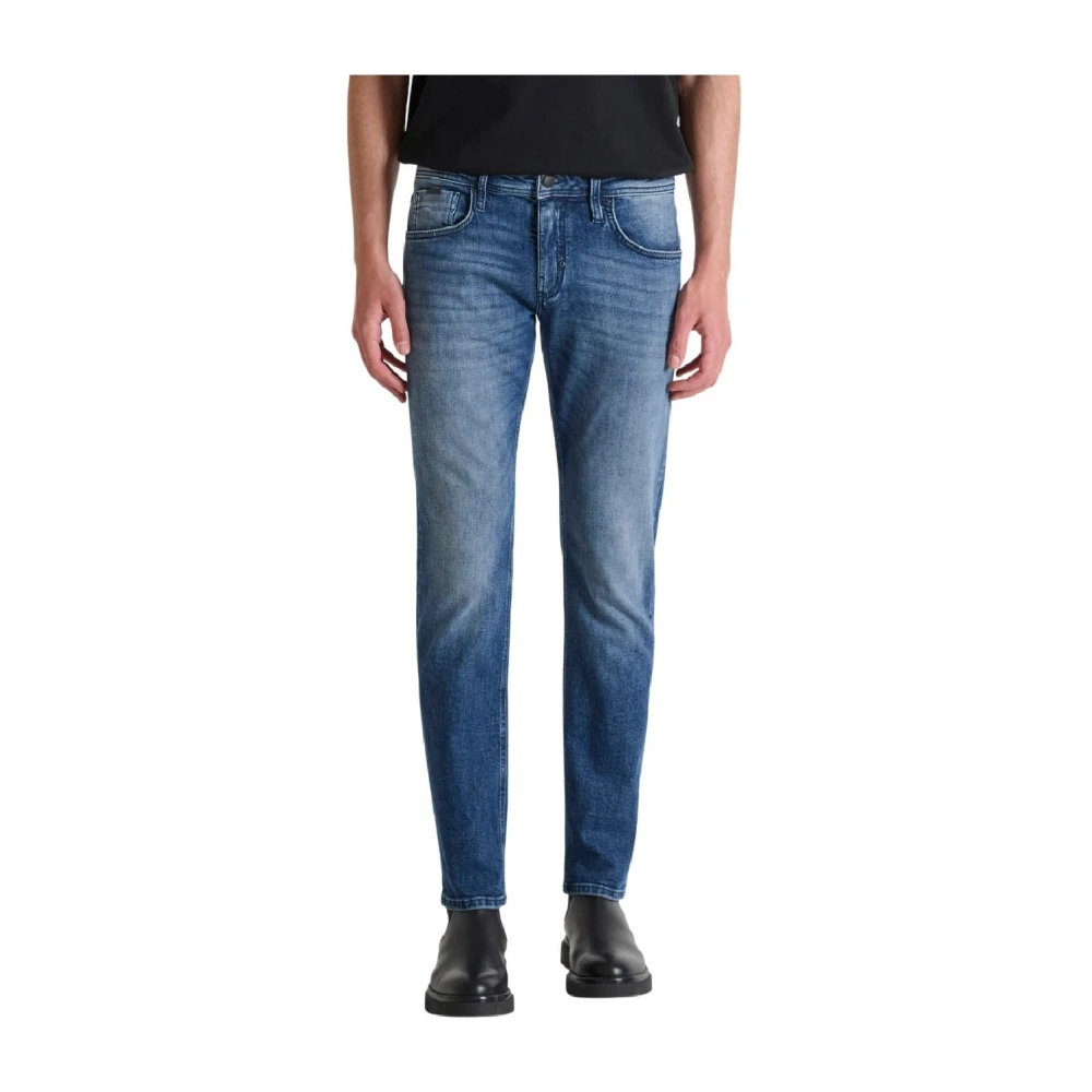 Antony Morato Men's Blue Slim Fit Jeans, W31, Kurt Comfort Tapered Jeans