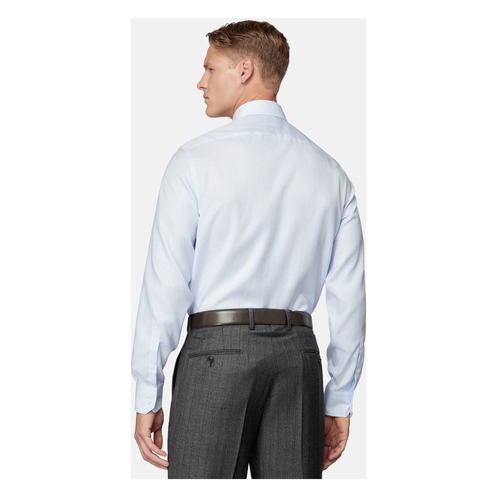 Boggi Milano Ultimate Non-Iron Shirt Blue Heren