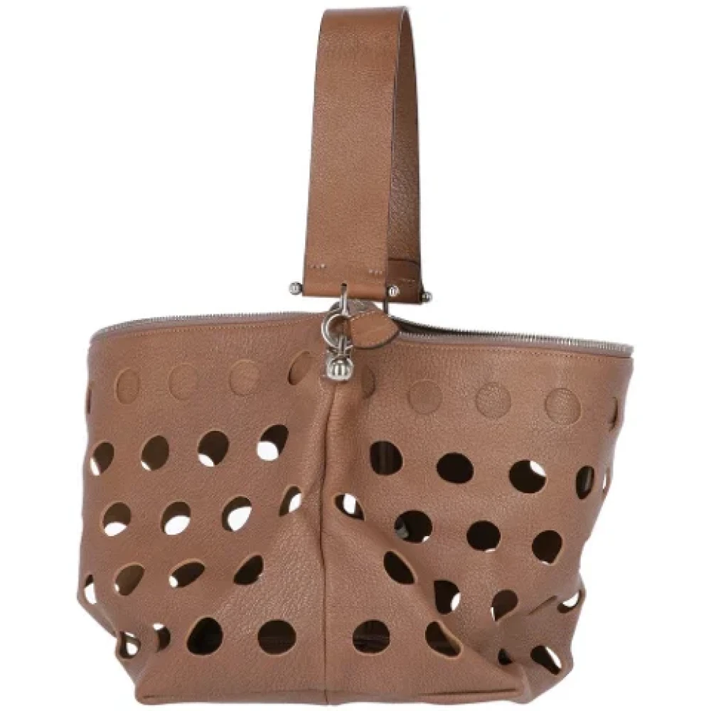 Marni Pre-owned Leather shoulder-bags Brown Dames