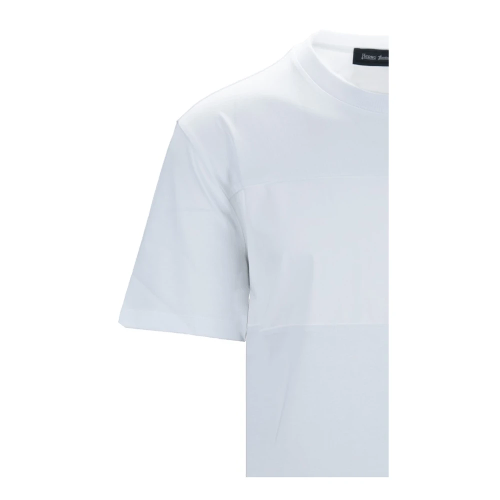 Herno T-shirt met ronde hals White Heren