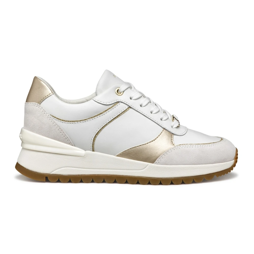 Geox Zapatos Avenue Mix Marrón Claro Shoes Mujer Blanco 39 Eu