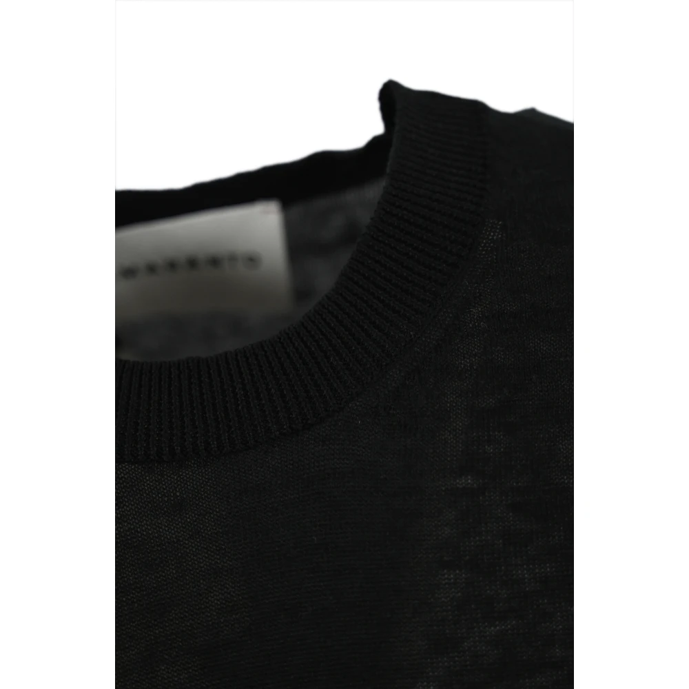 Amaránto Zwarte Sweaters Collectie Black Heren
