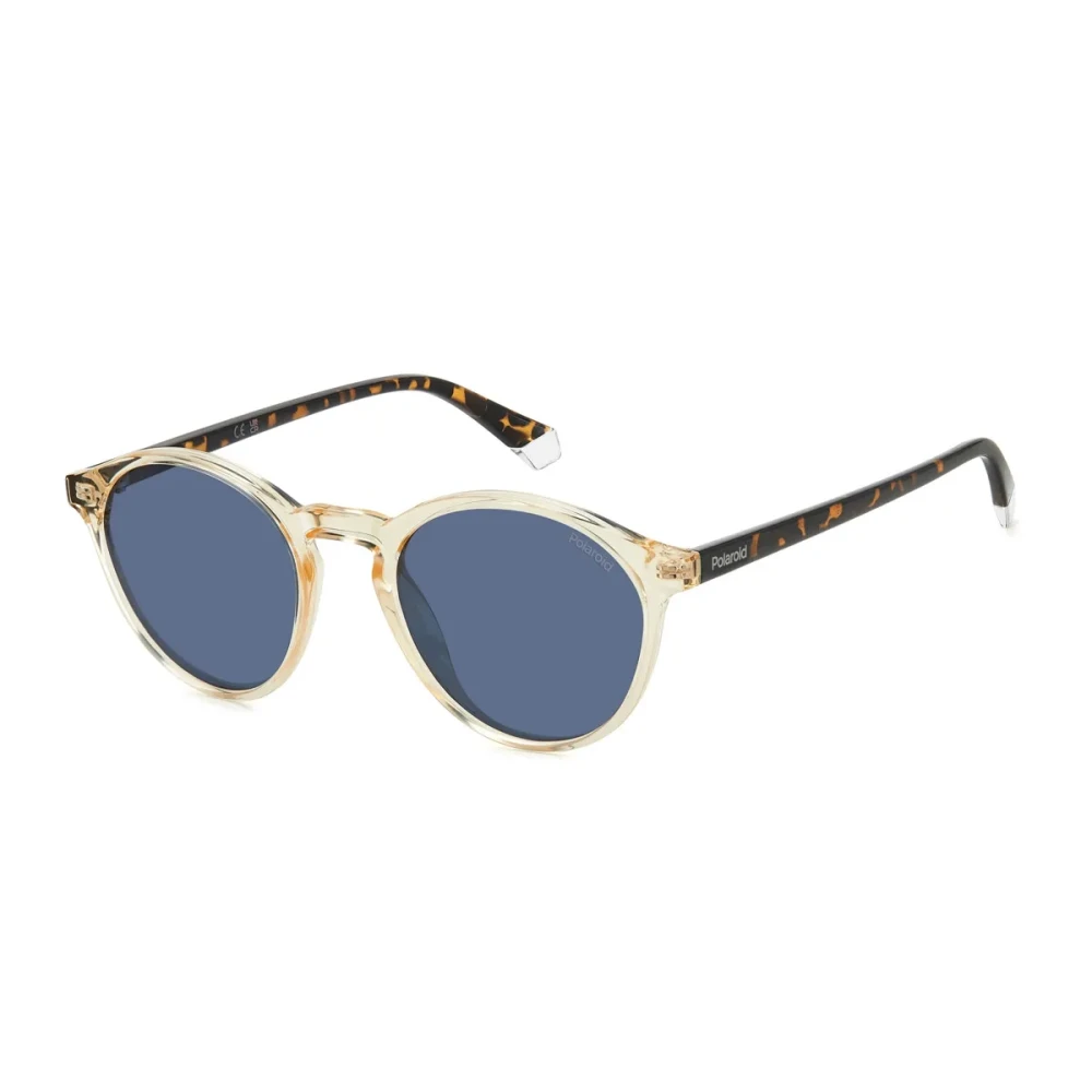 Polaroid Unisex Yellow Sunglasses, 50 Mm, Pantos Style Polarized Sunglasses
