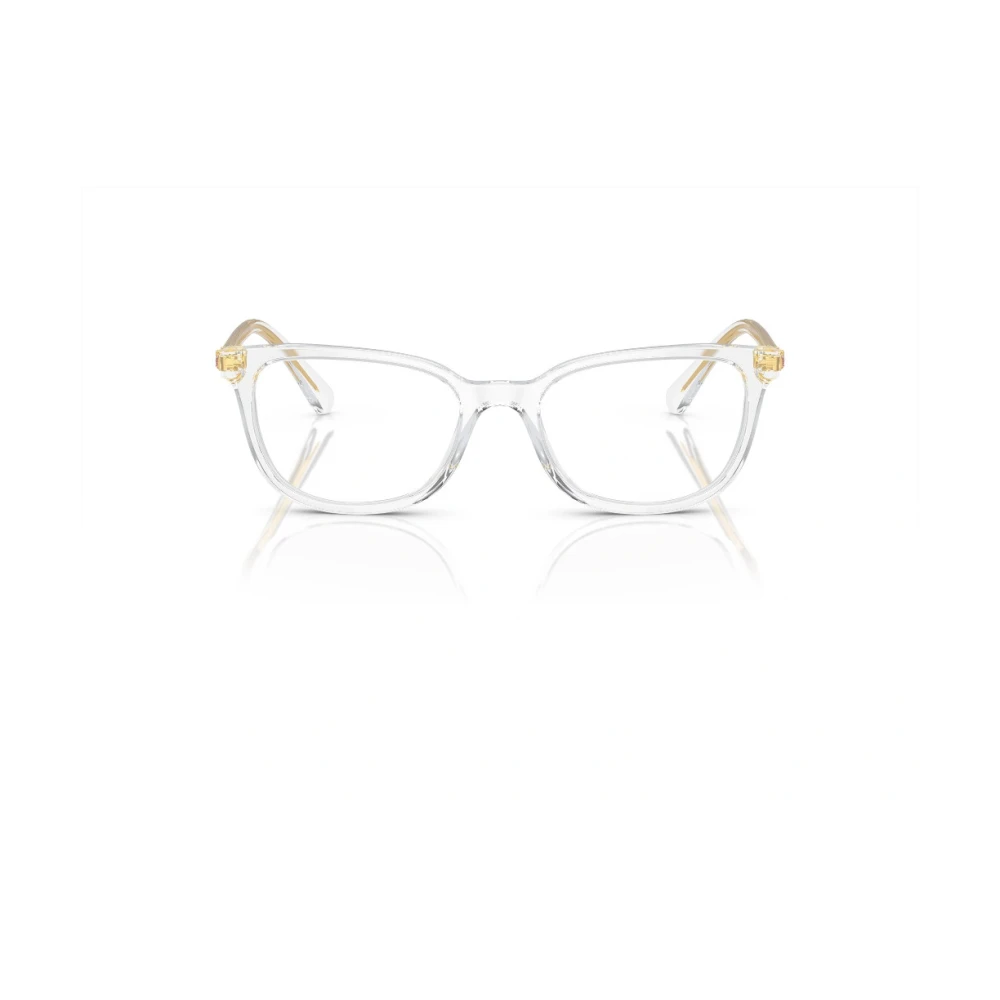 Swarovski Elegante en technologische transparante bril met lichtpunt White Unisex