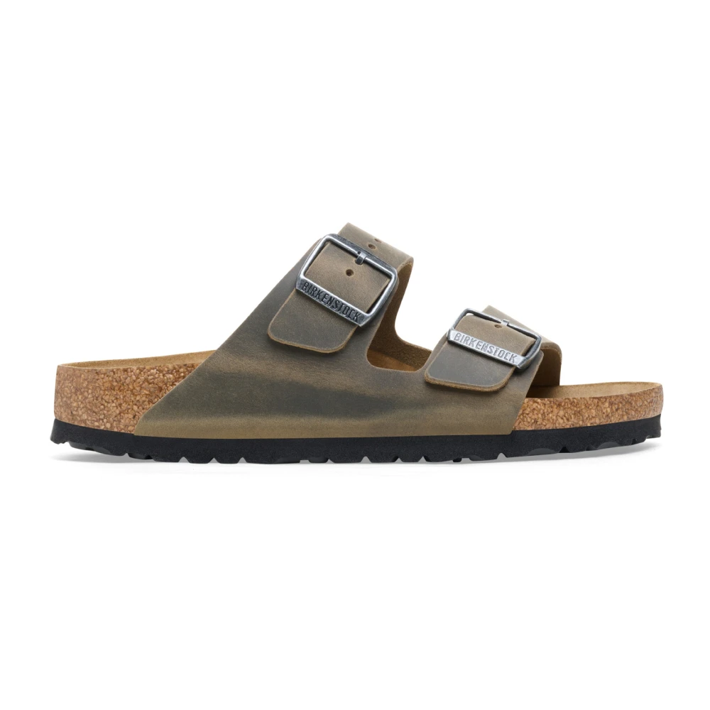 Birkenstock Klassiska sandaler med två band Green, Dam