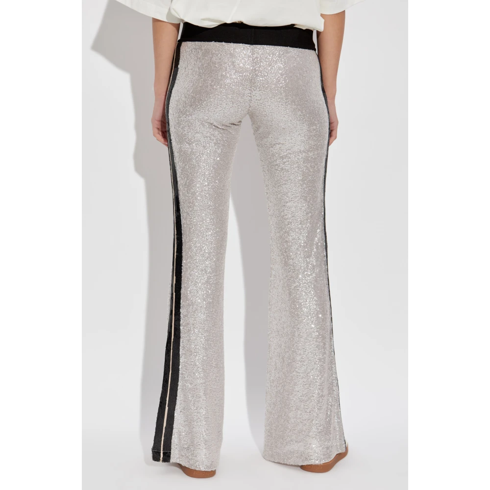 Palm Angels Pailletbroek Gray Dames