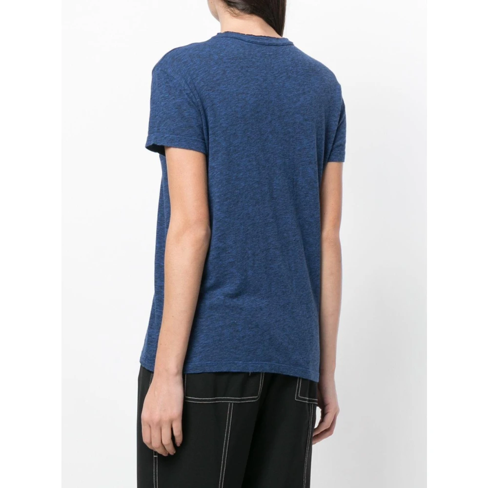 Zadig & Voltaire Chine T-Shirt Blue Dames