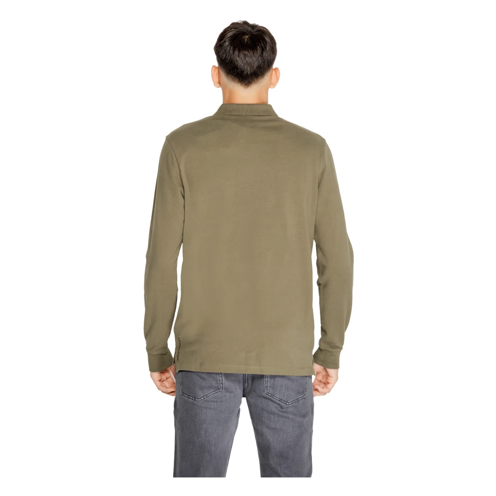U.s. Polo Assn. Groen Polo Shirt Lange Mouw Mannen Green Heren