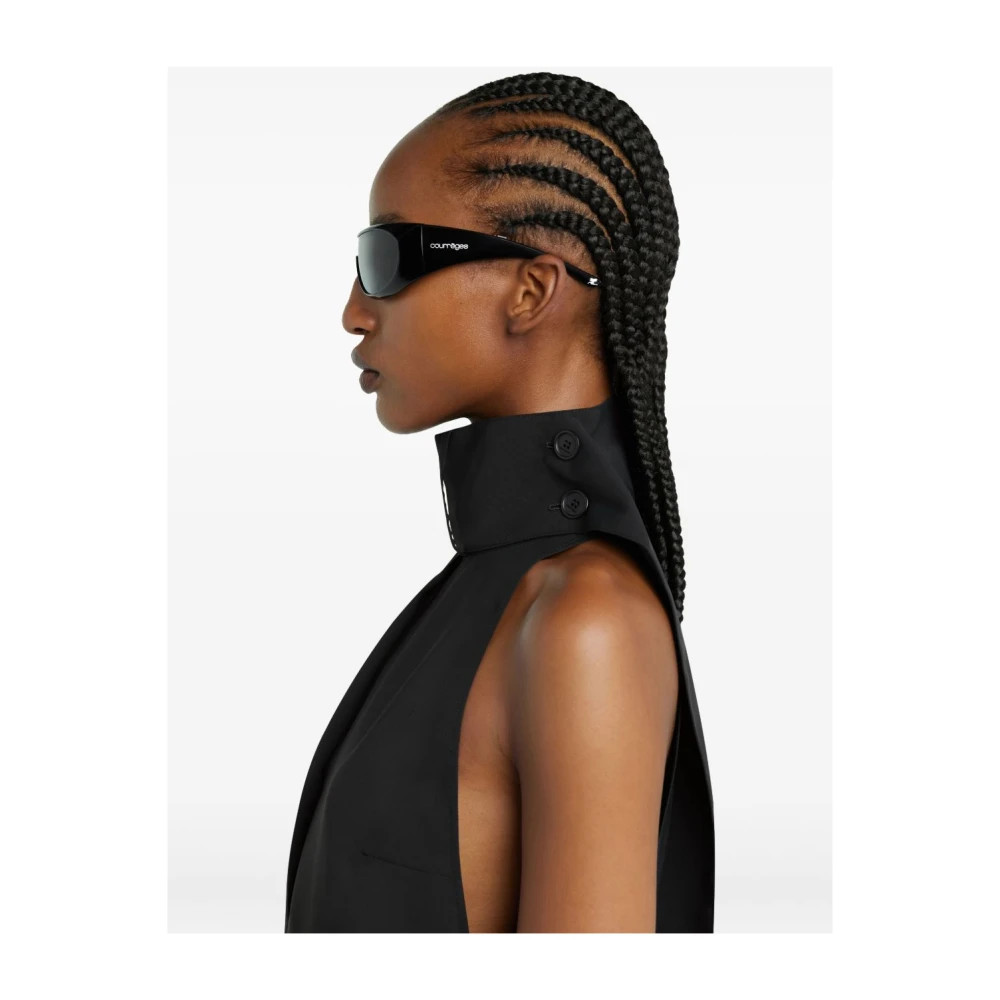 Courrèges Zwarte Elegante Damesoverhemd Black Dames