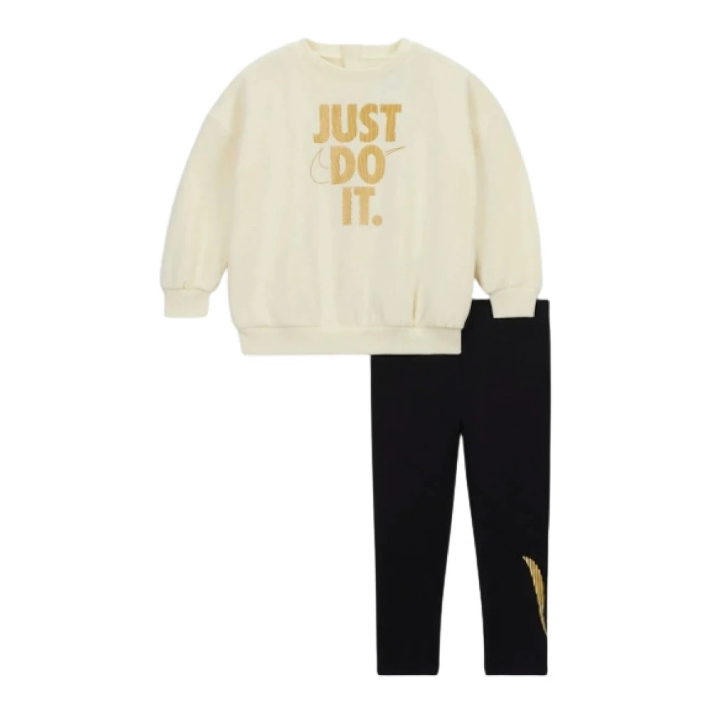 Nike Just Do It Guld Skrift Barnset Multicolor, Unisex