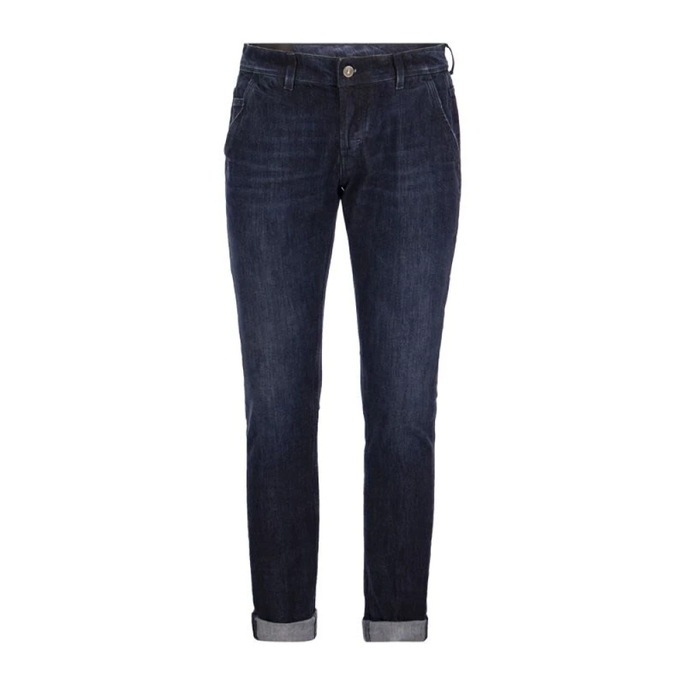 Dondup Konor Skinny Fit Jeans Donkere Wing Blue Heren