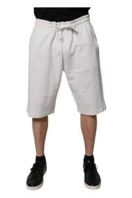 Cotton Bermuda Sweat Shorts