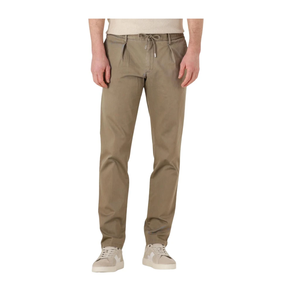 Profuomo Taupe Chino Broek voor Heren Beige Heren