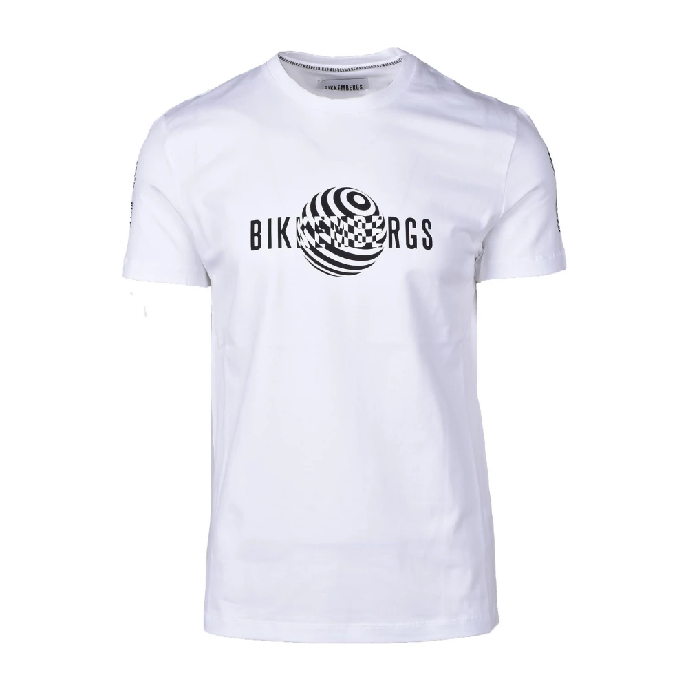 Bikkembergs Stijlvolle Katoenen T-Shirt Collectie White Heren