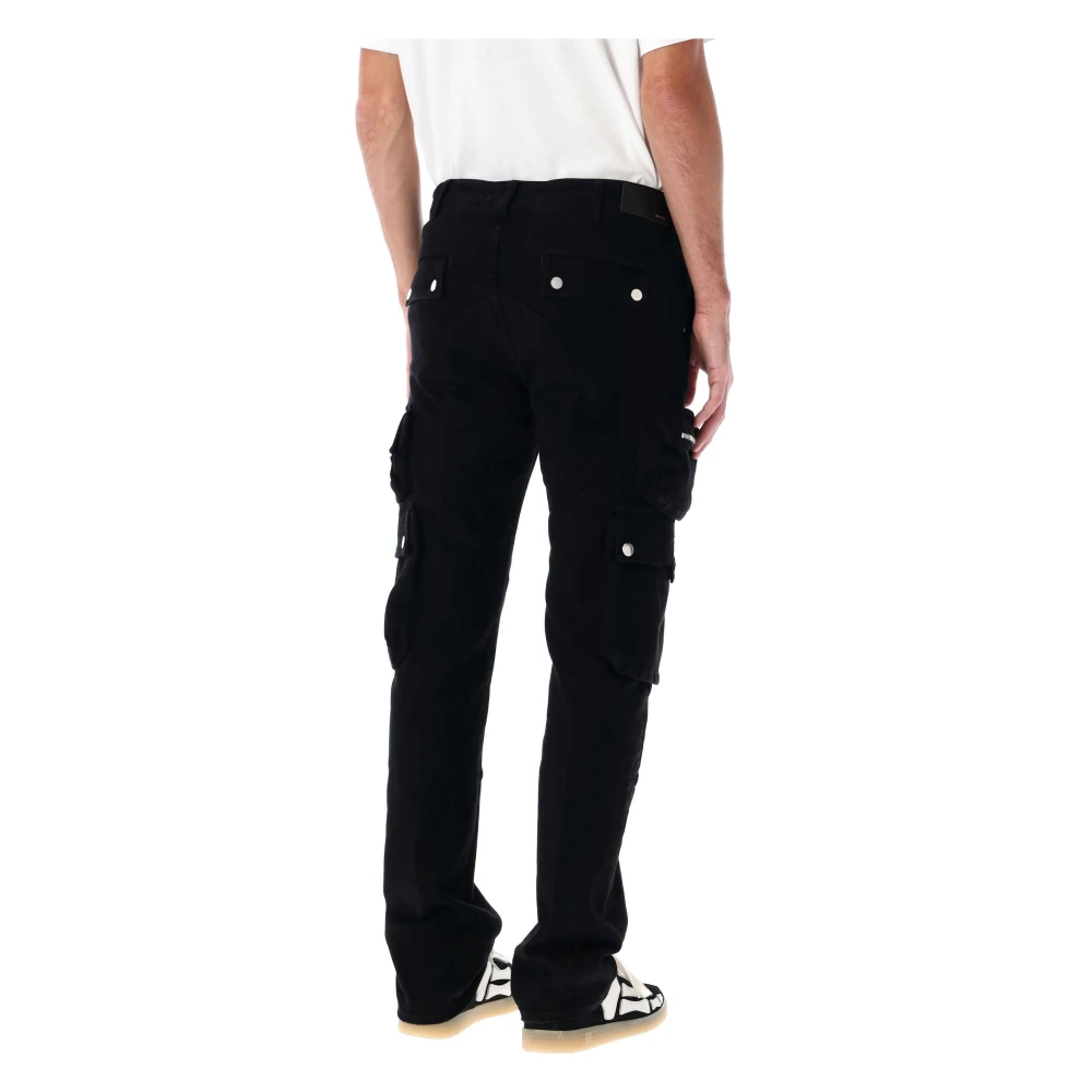 Amiri Tactische Cargo Straight Broek Black Heren