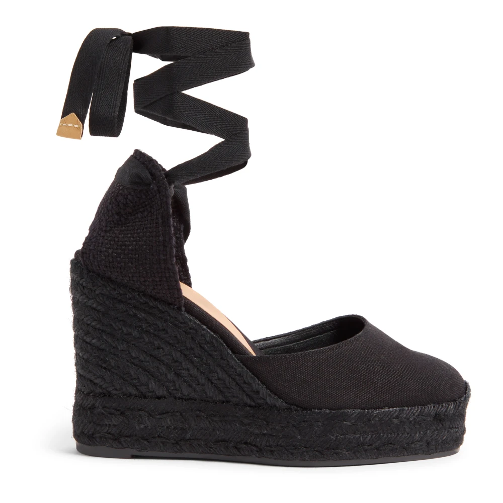 Castañer Women's Black Carina C/8Ed/001 11 Cm Wedges