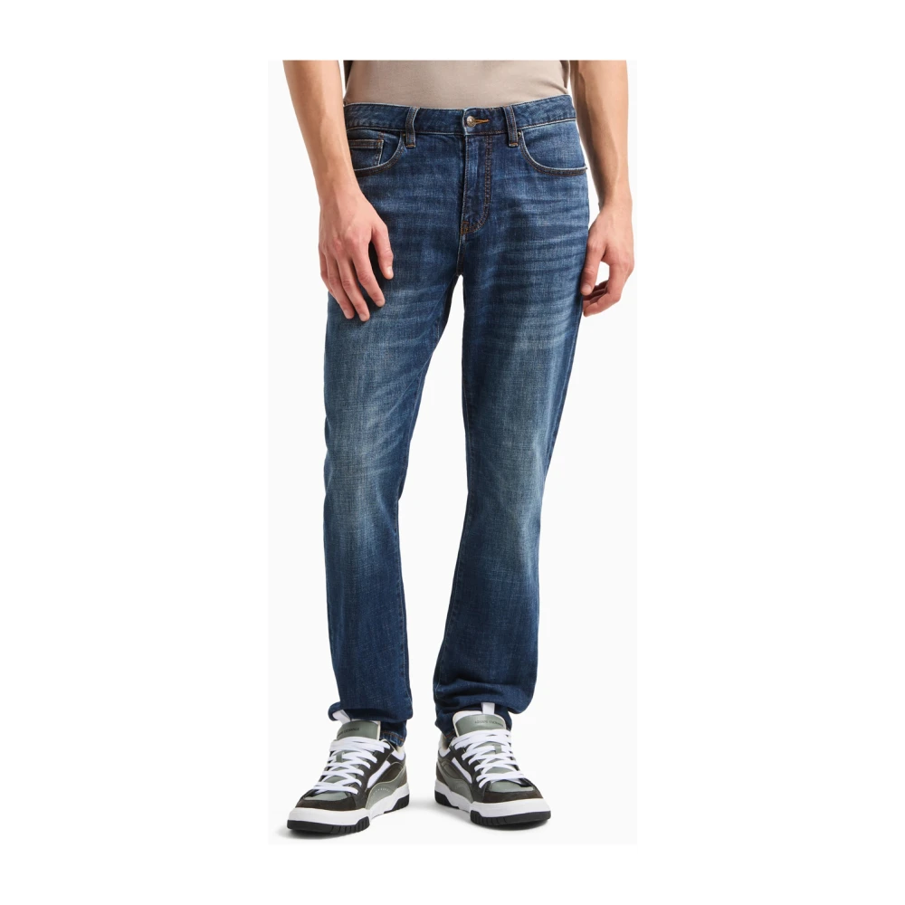 Armani Exchange Skinny Fit Denim Jeans Blue Heren