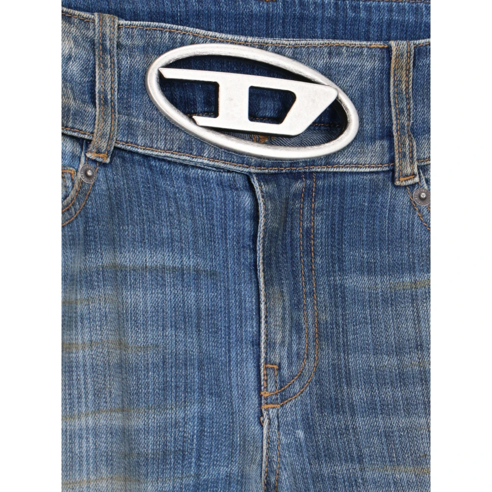Diesel Blauwe Denim Jeans Blue Dames
