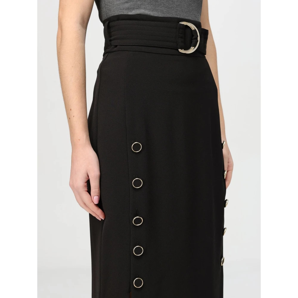 Simona Corsellini Elegante Zwarte Rok voor Vrouwen Black Dames