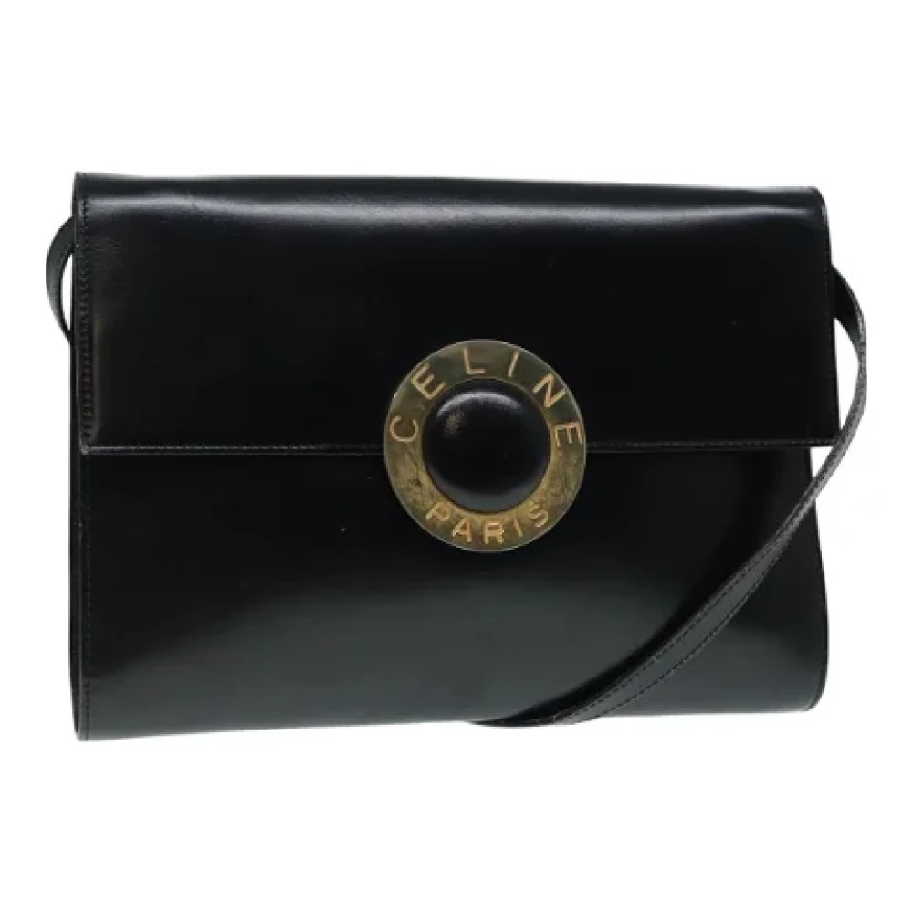 Celine Vintage Pre-owned Leather celine-bags Black Dames