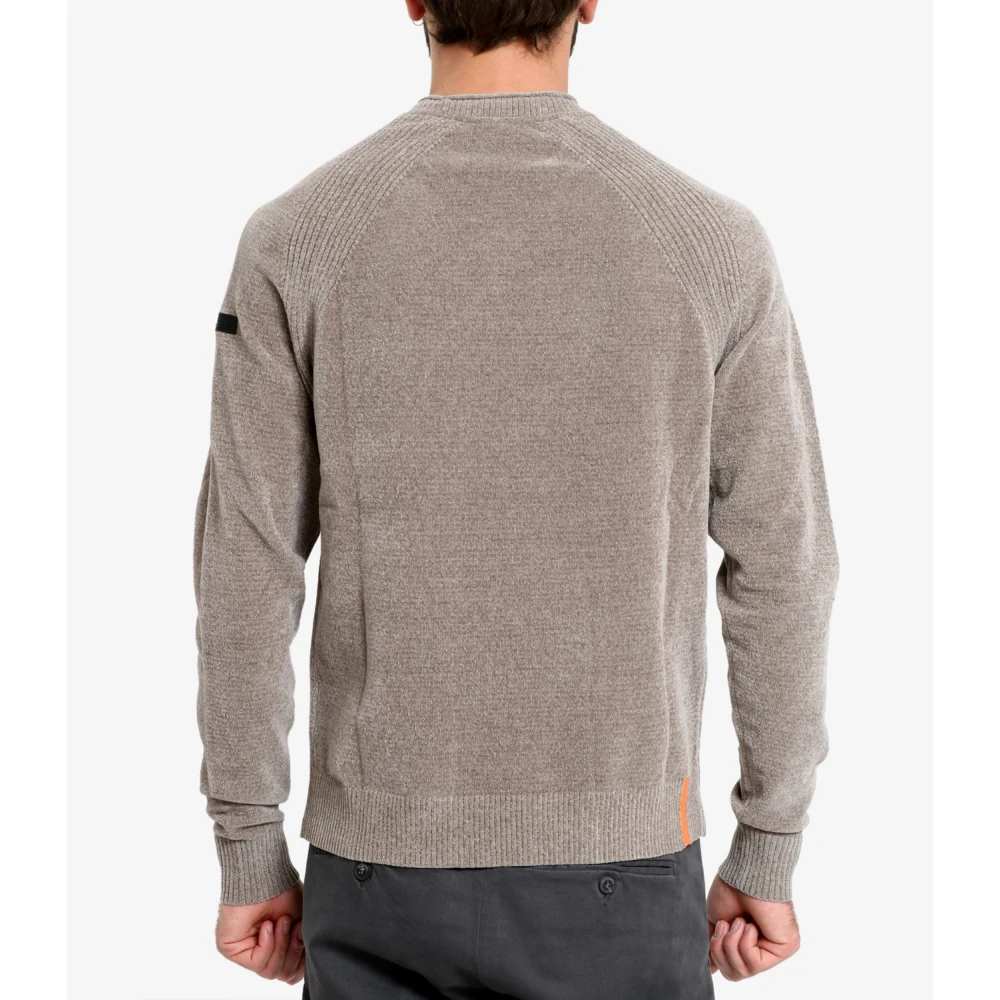 RRD Chenille Dove Grey Sweater Gray Heren