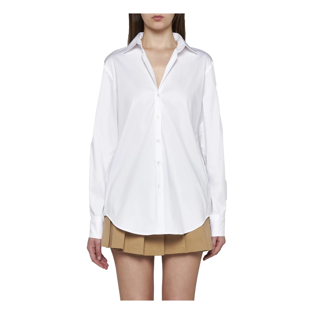 Blanca Vita Basis Wit Shirt White Dames