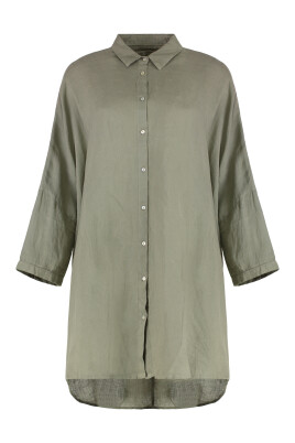 rounded-hem-linen-shirt