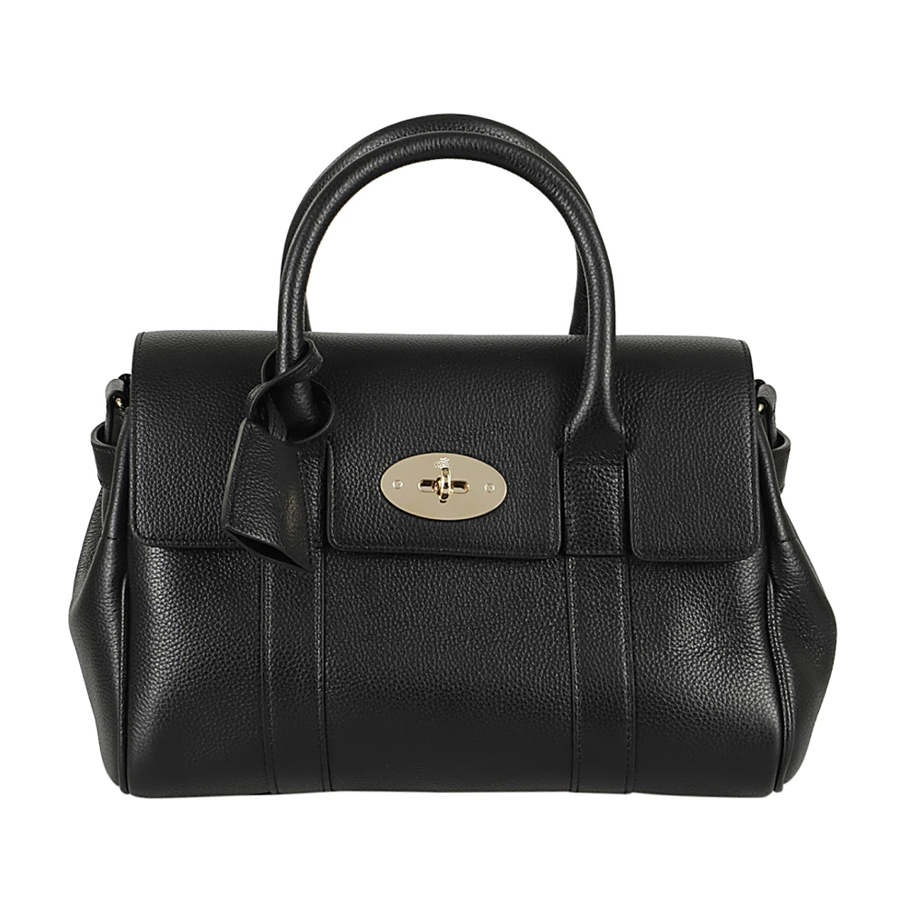 Mulberry Stijlvolle Bayswater Satchel Tas Black Dames