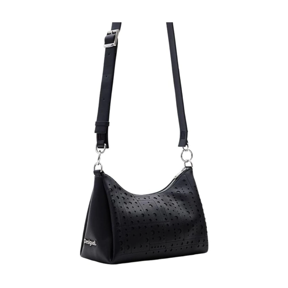 Desigual Stijlvolle Tas 24Waxpab Black Dames