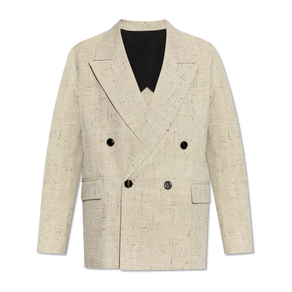 Bottega Veneta Double-breasted blazer Gray Heren