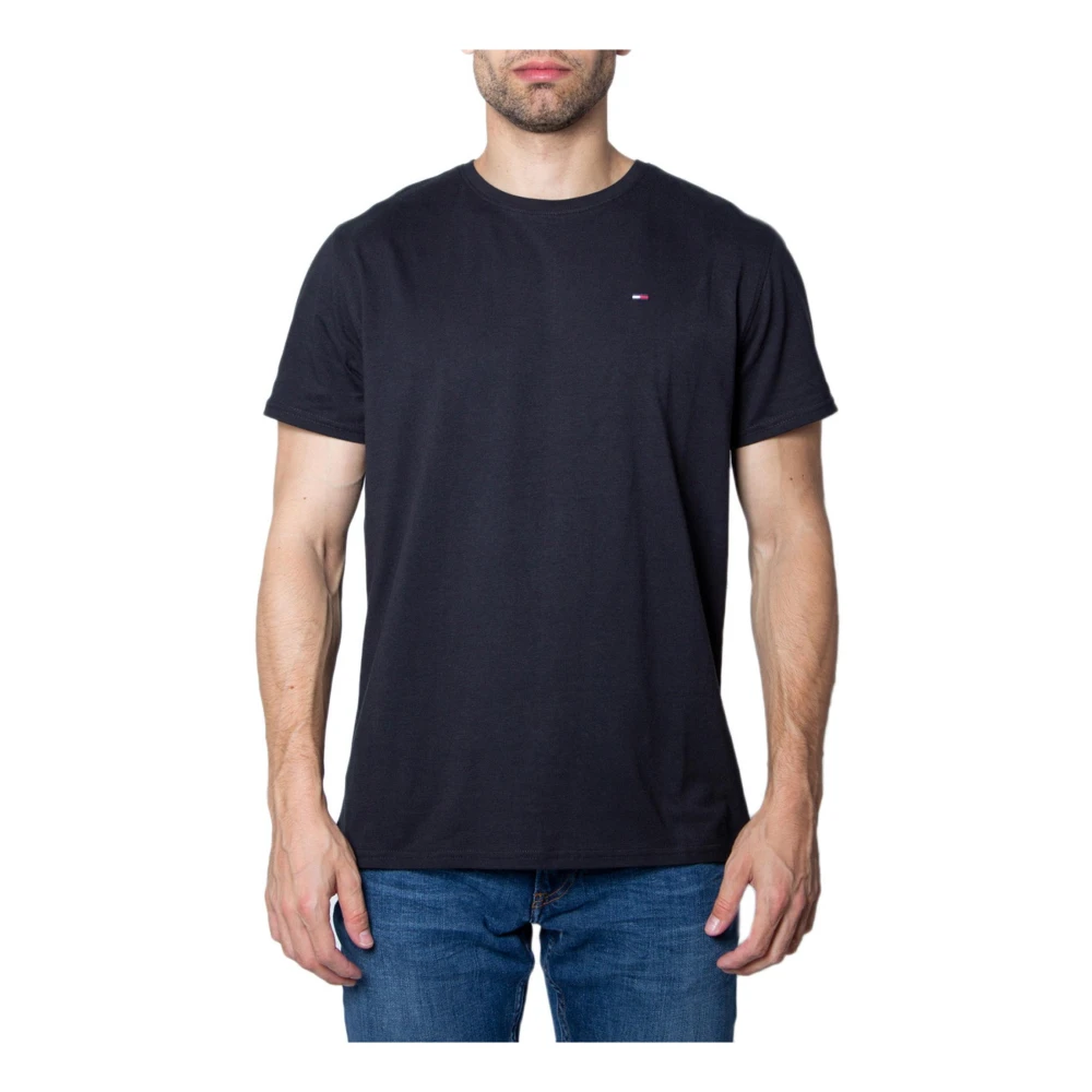 Tommy Hilfiger Men's Black Cotton T-Shirt Extra Small