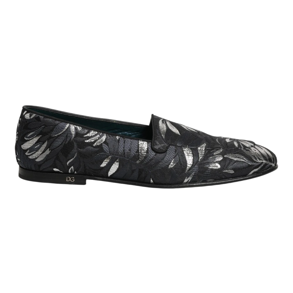 Dolce & Gabbana Herr Svart Skor 43 Eu, Läder, Loafers Dress Skor