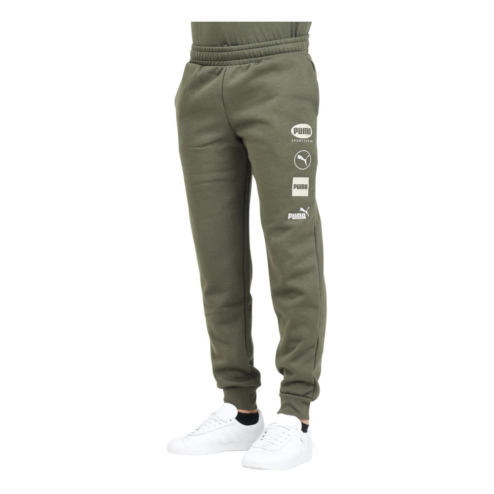 Puma Sportieve Groene Broek Green Heren
