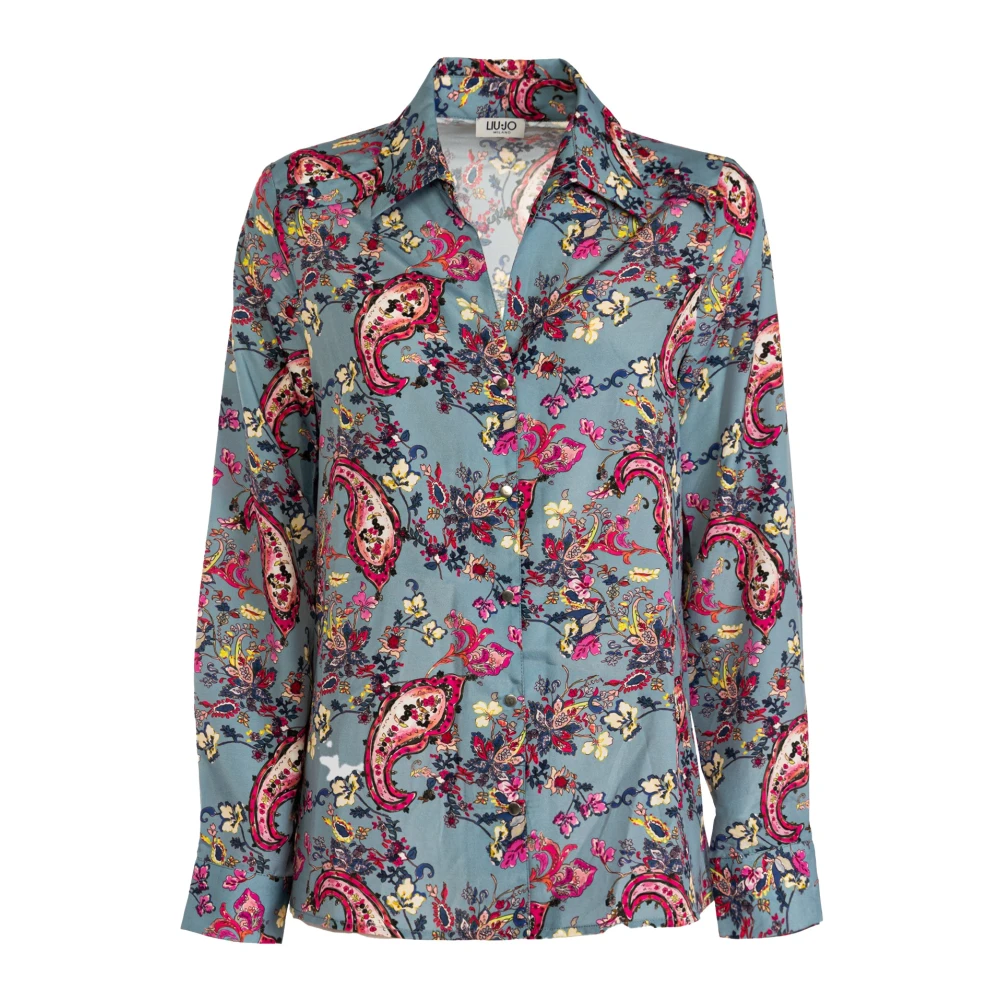 Liu Jo Elegante damesoverhemd met lange mouwen Multicolor Dames
