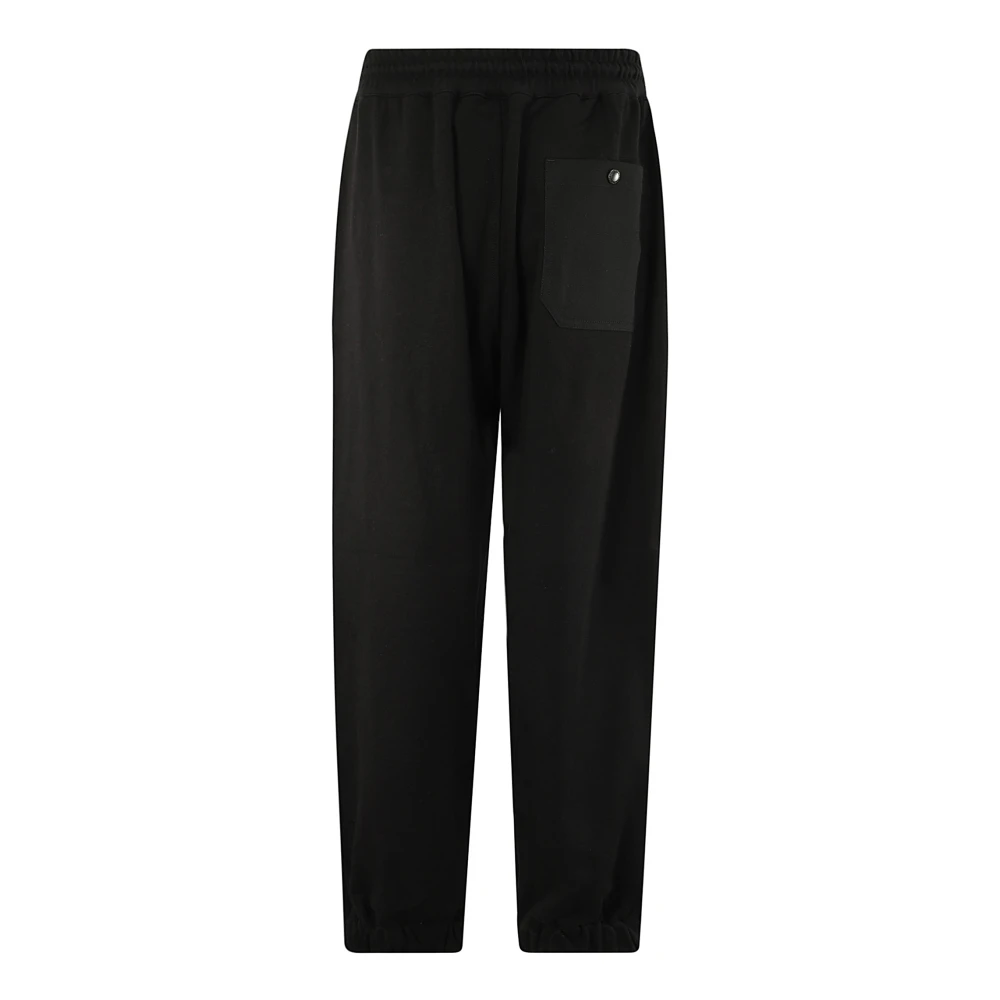 Junya Watanabe Sportieve Elastische Taille Trekkoord Broek Black Heren