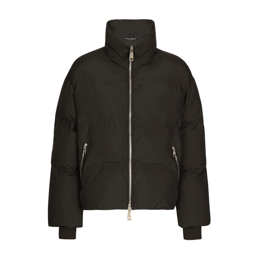 Dolce & Gabbana Black Stylish Jacket For Men - Female - Winter Jackets - L - Jackets