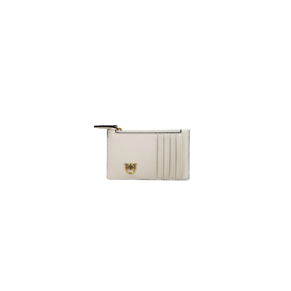 Pinko Women's Beige Airone Cardholder - Wallets & Cardholders - One Size - Accessories