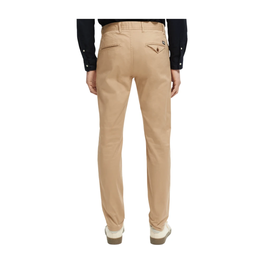 Scotch & Soda Essentials Broek 165613 Beige Heren