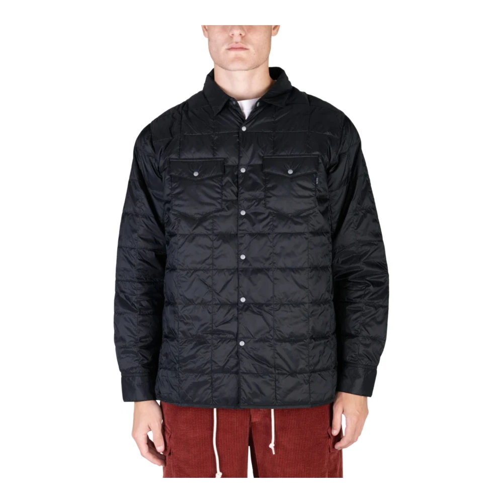 Taion Zwarte Gewatteerde Jas Black Heren