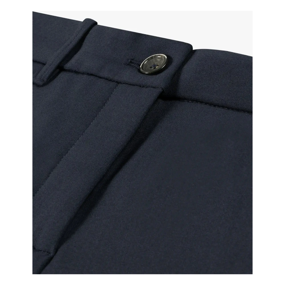 Nine In The Morning Blauwe Tech Wol Chino Broek Blue Heren