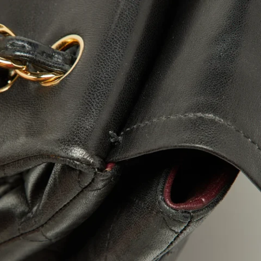 Chanel Vintage Pre-owned Leather chanel-bags Black Dames