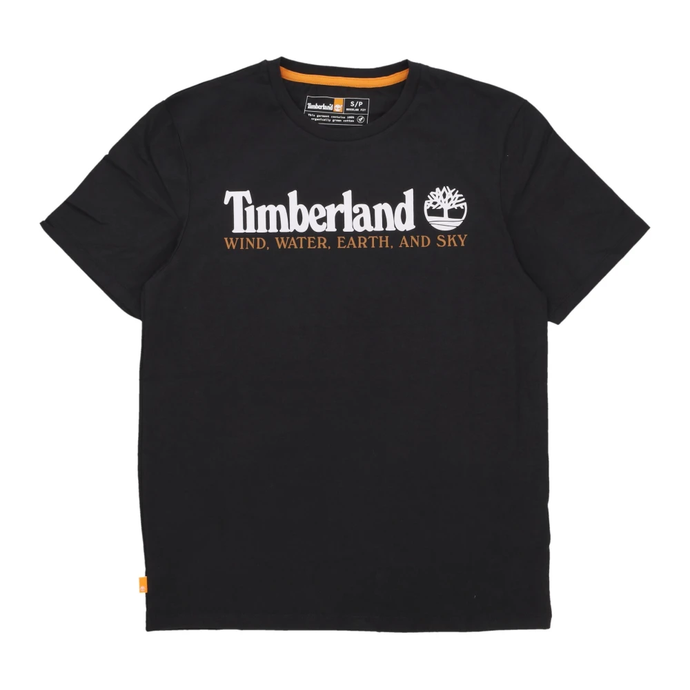 Timberland Wwes Front Tee Zwart Black Heren