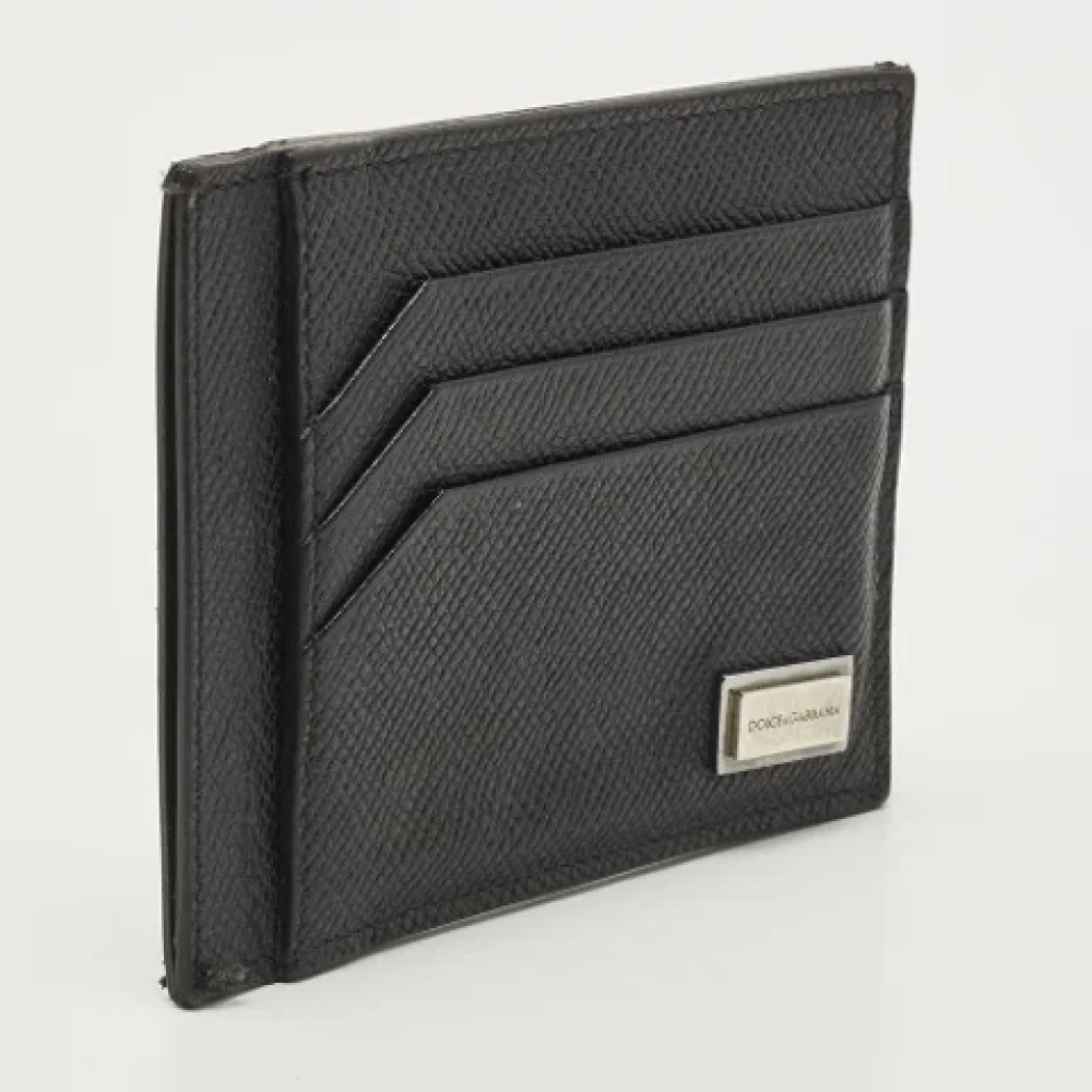 Dolce & Gabbana Pre-owned Leather wallets Black Dames